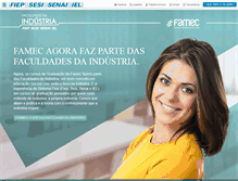 Tablet Screenshot of famec.fiepr.org.br
